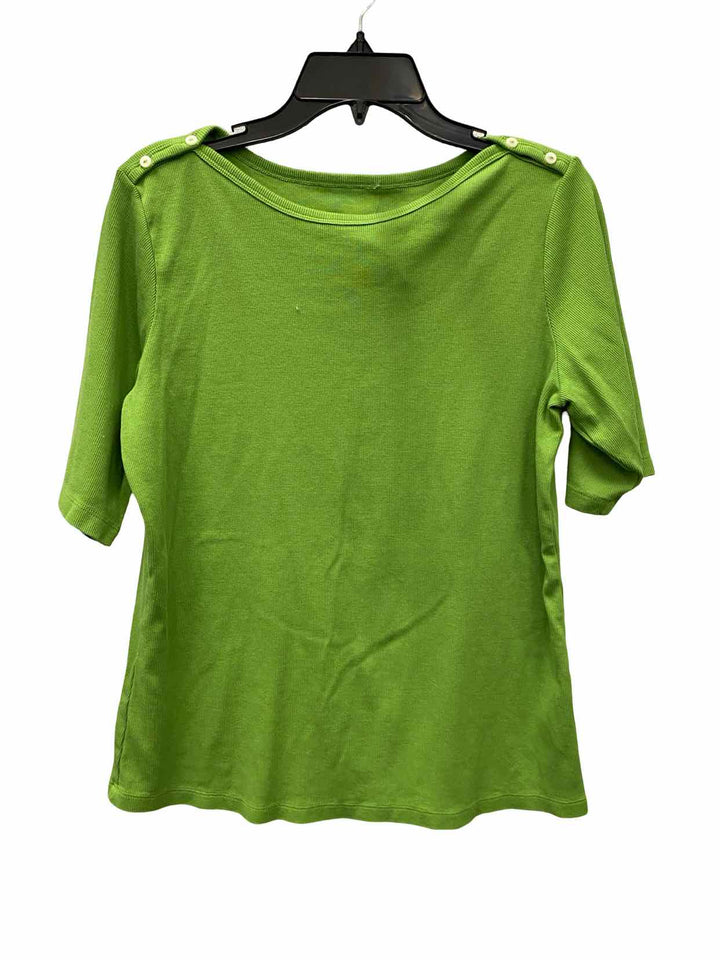 D&Co. Size M Green Short Sleeve Shirts