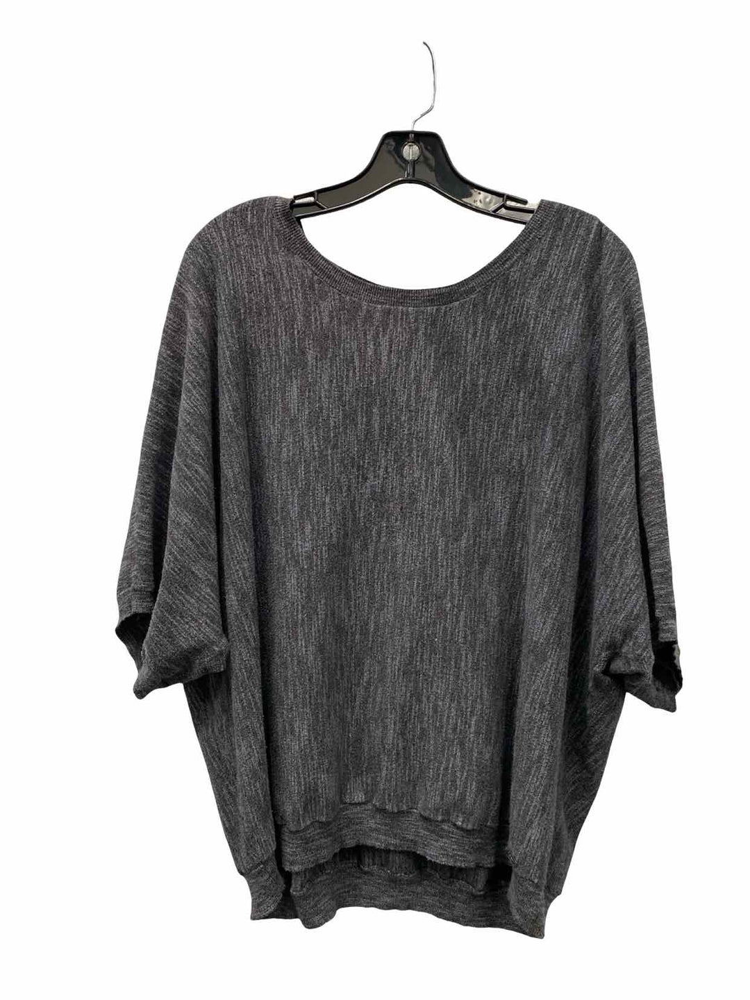 DKNY Size XXL Gray Knit Short Sleeve Shirts