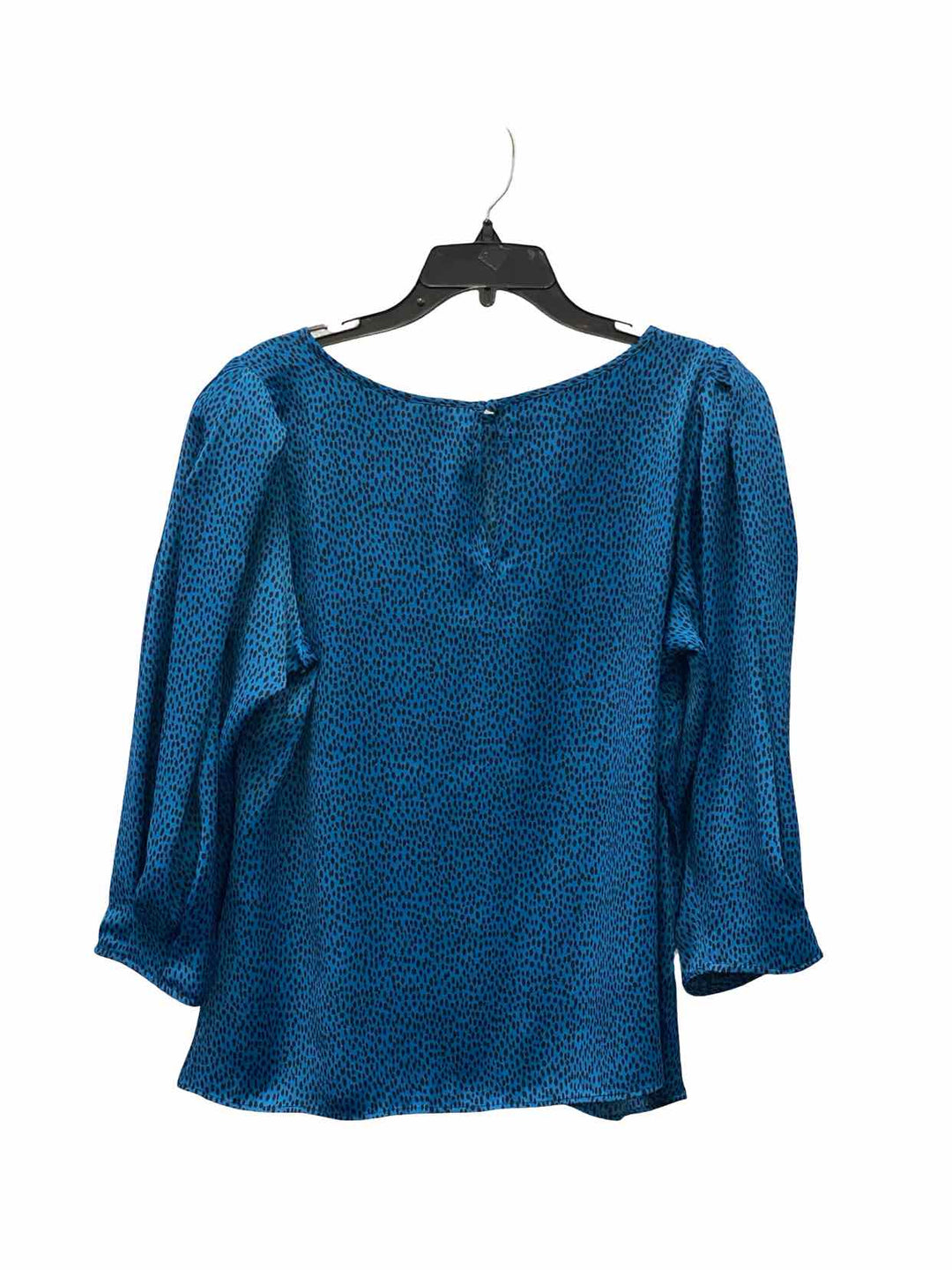 Banana Republic Size L Blue leapard Long Sleeve Shirts