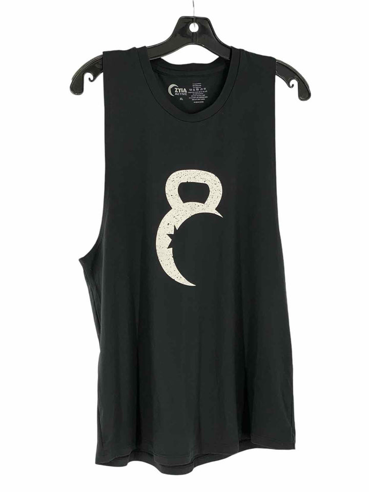 Zyia Size XL Black Athletic Tank Top