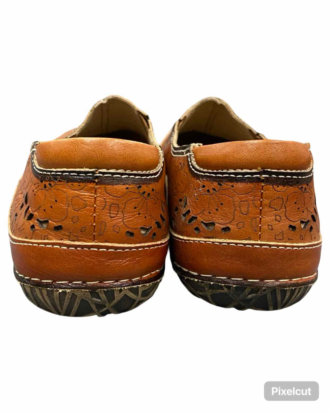 L'Artiste Shoe Size 38 Brown Leather Libora Flats