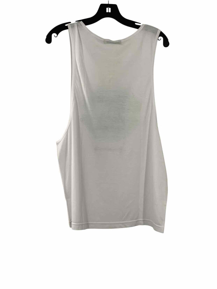 GibGae Size M White print Tank Top