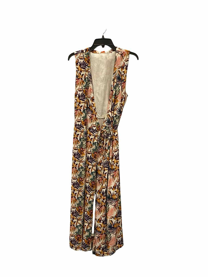 Garnet Hill Size 18 Yellow Multi Floral Dress