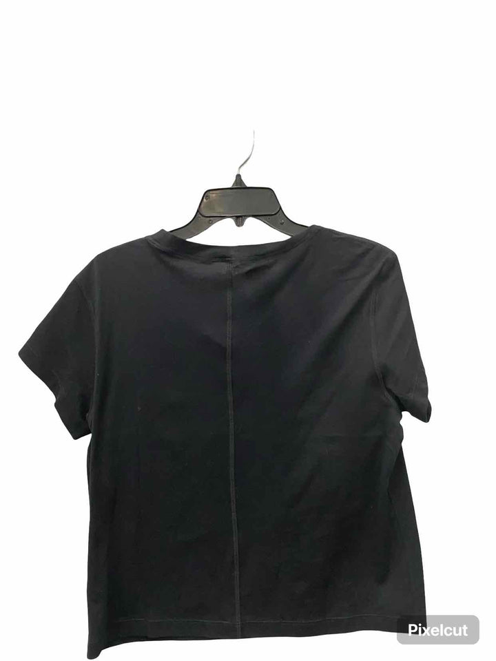Cabi Size S Black White Lace Short Sleeve Shirts