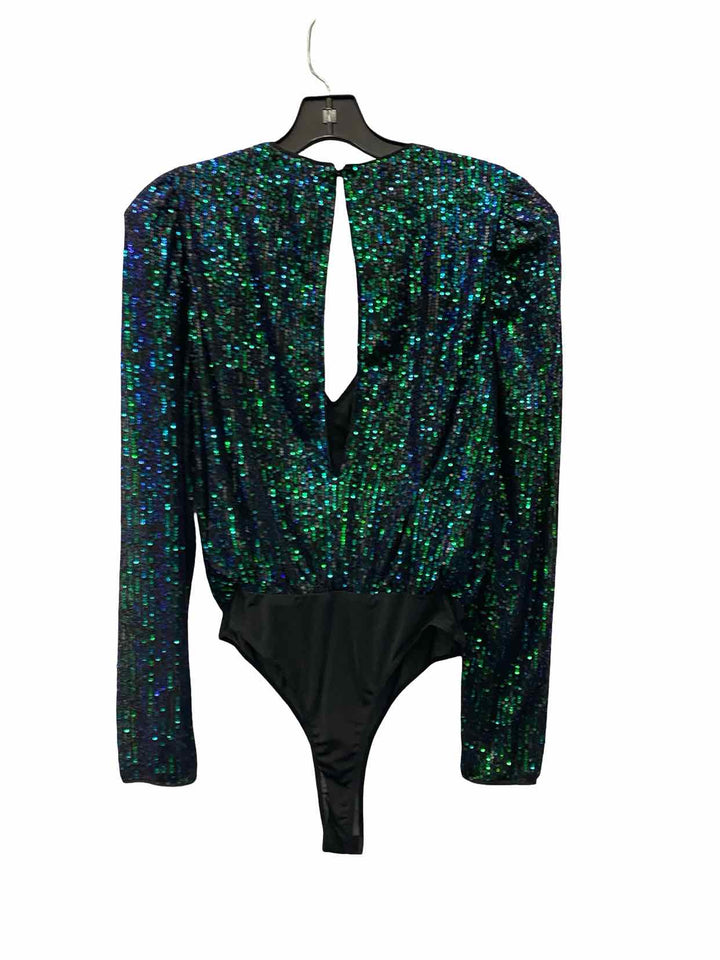 Flying Tomato Size M Green Blue Long Sleeve Shirts