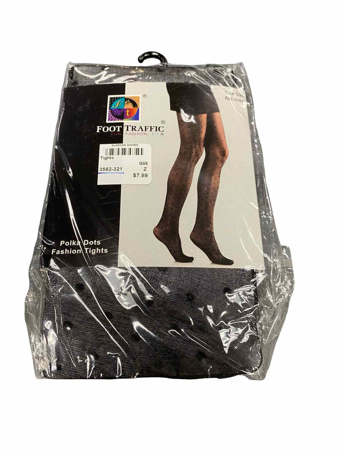 Foot Traffic Black Tights