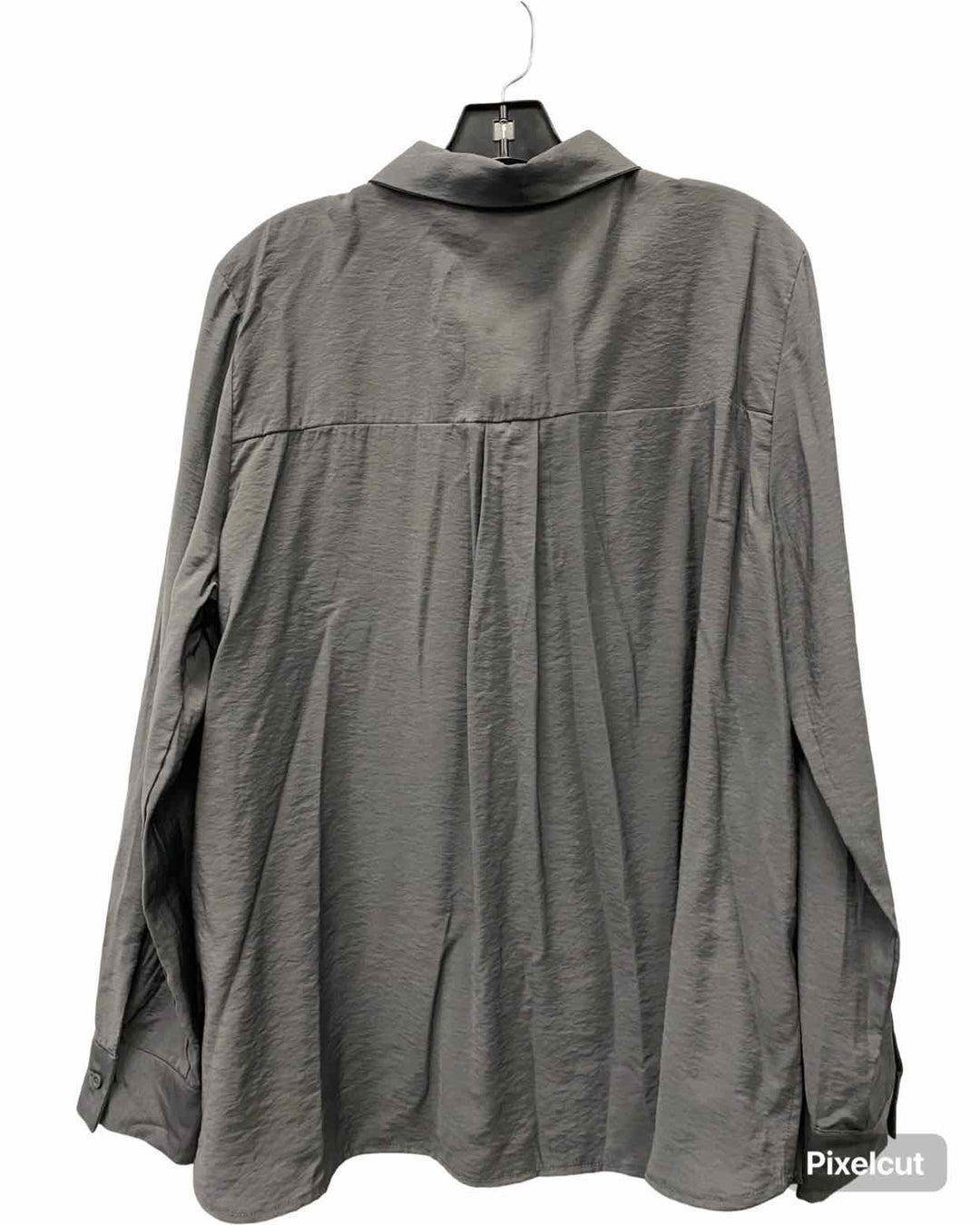 RD Style Size L Gray Long Sleeve Shirts