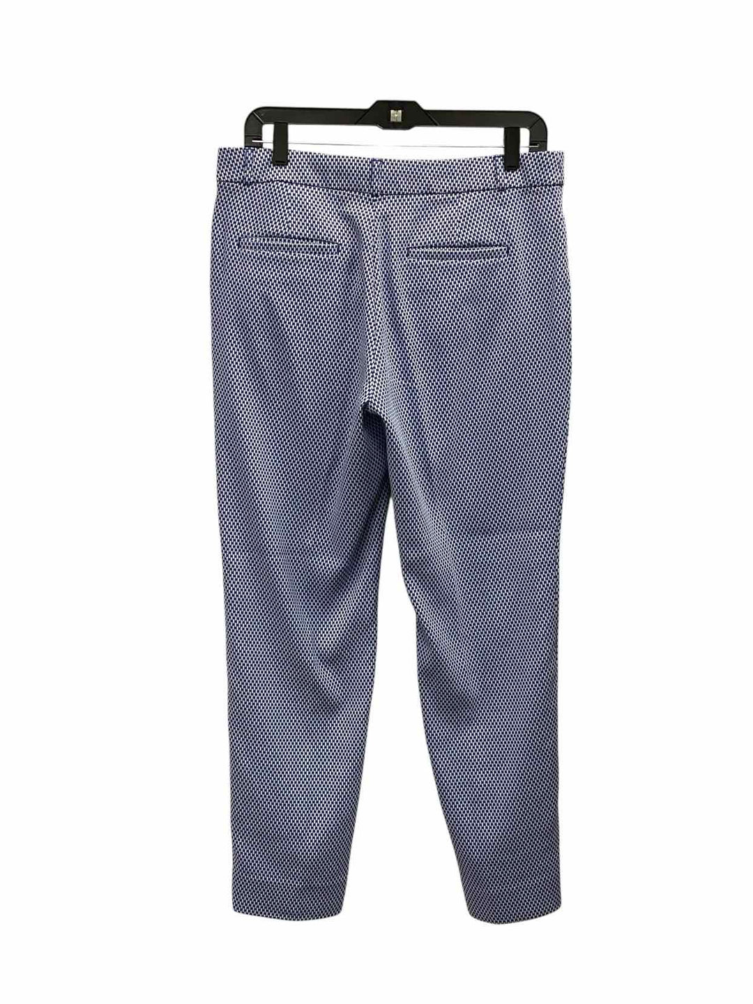 Banana Republic Size 10 Blue White Pants