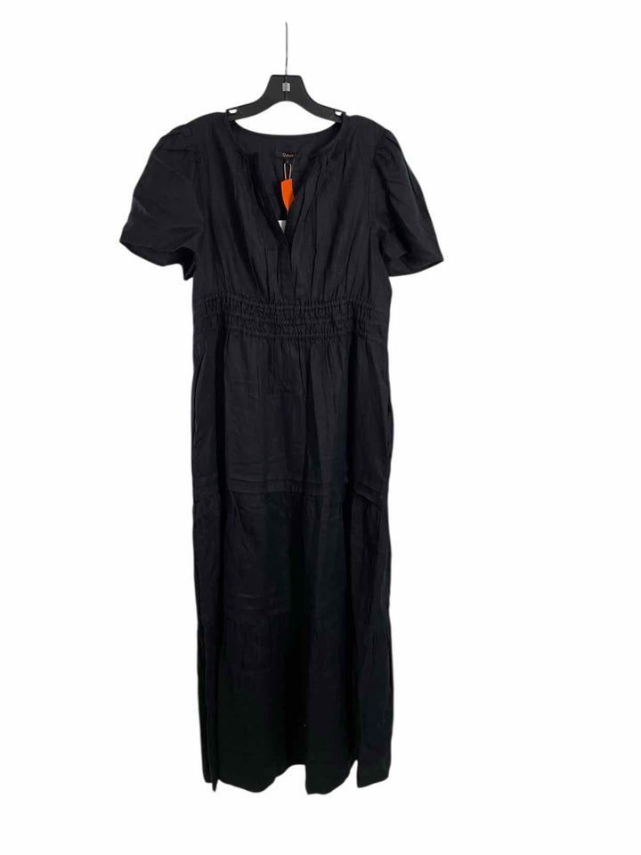 Quince Size L Black Dress