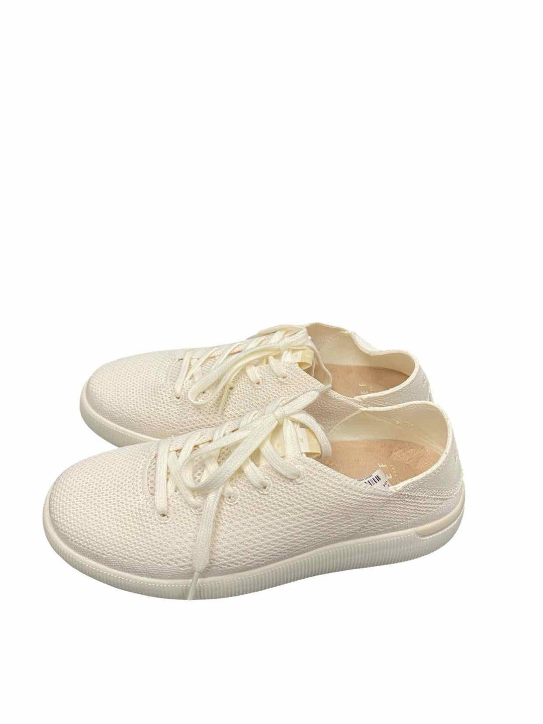 Reef Shoe Size 7.5 Cream Knit Neptune Sneakers