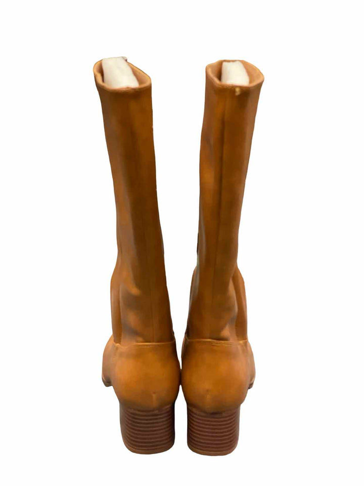 American Eagle Shoe Size 11 Tank Tan Stovepipe Boots(knee)