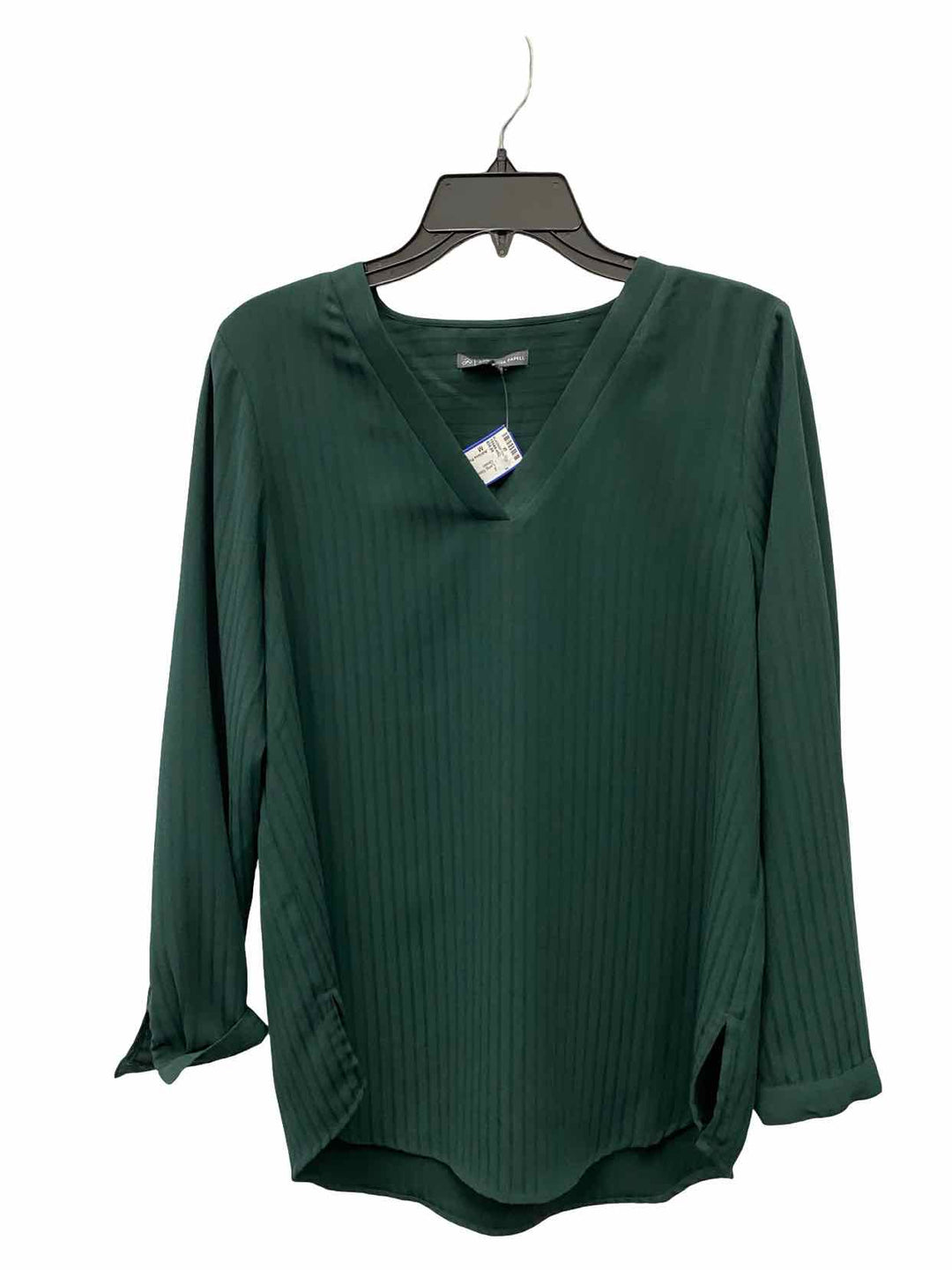 Adriana Papell Size M Green Long Sleeve Shirts