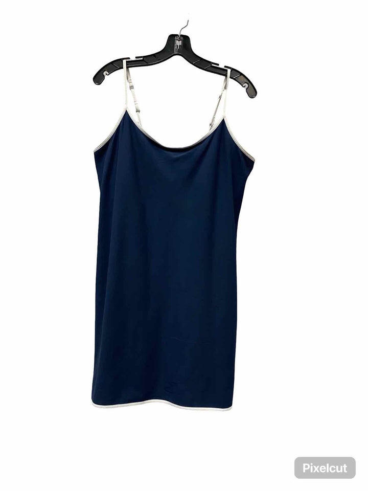 Abercrombie & Fitch Size LT Navy White Dress
