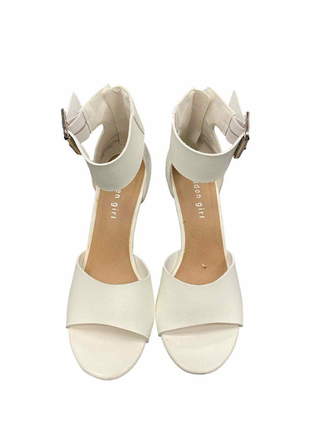 Madden Girl Shoe Size 6.5 White Manmade Heels