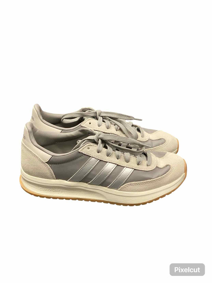 Adidas Shoe Size 8.5 White Grey Run 70s 2.0 Sneakers