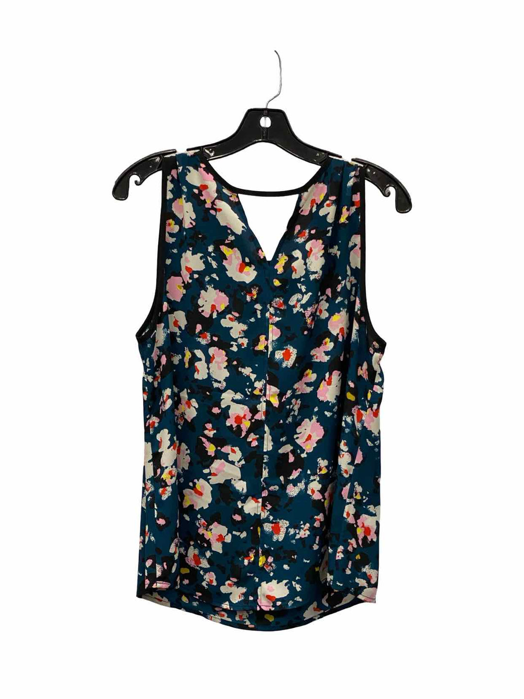 Cabi Size L Blue Multi Floral Tank Top
