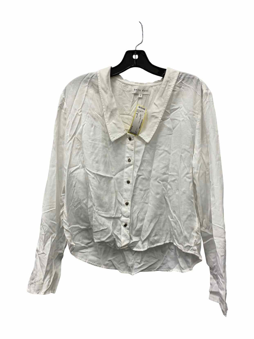 Bella Dahl Size S White Long Sleeve Shirts