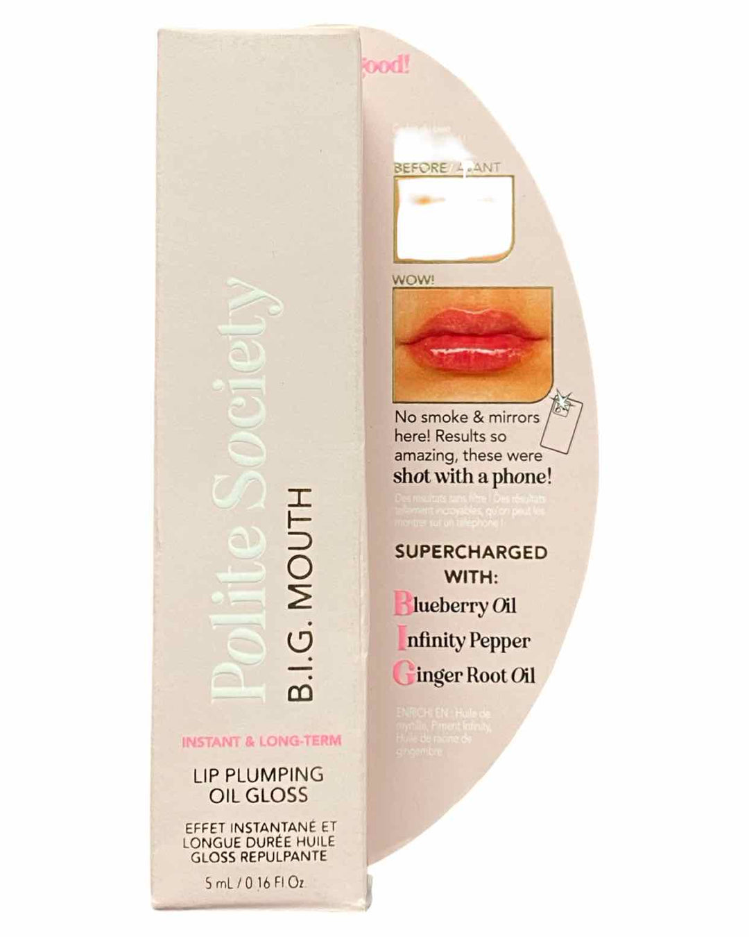 Polite Society Lip Plumping Oil Gloss