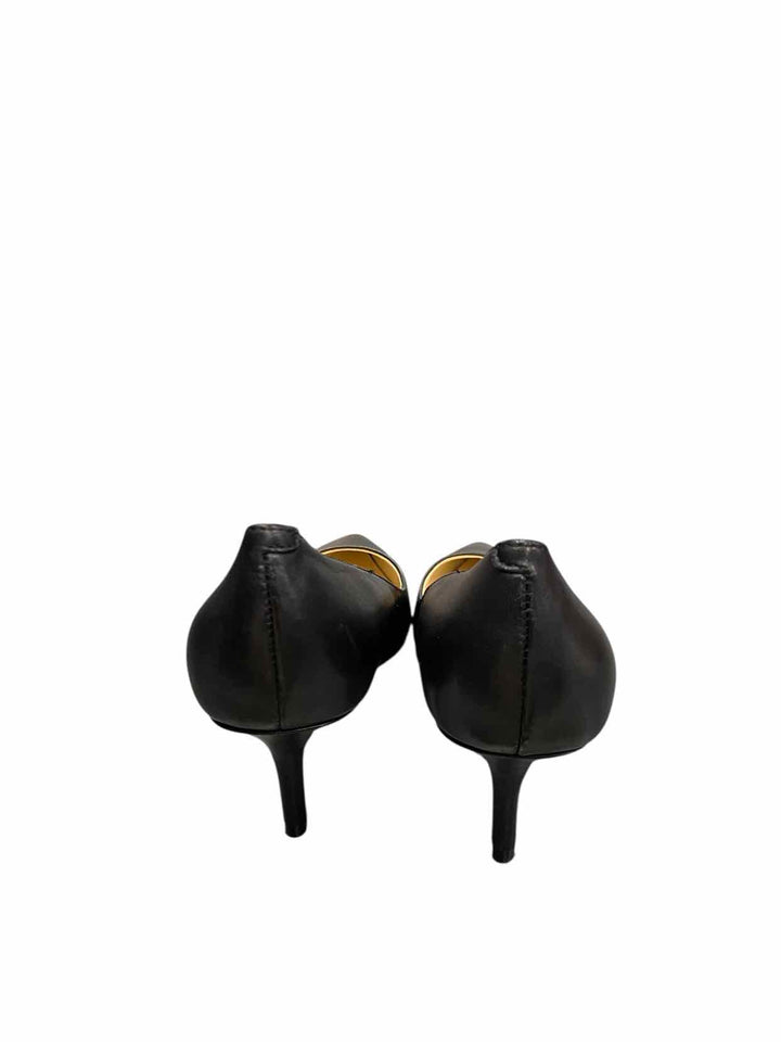 Nine West Shoe Size 5 Black Leather Heels