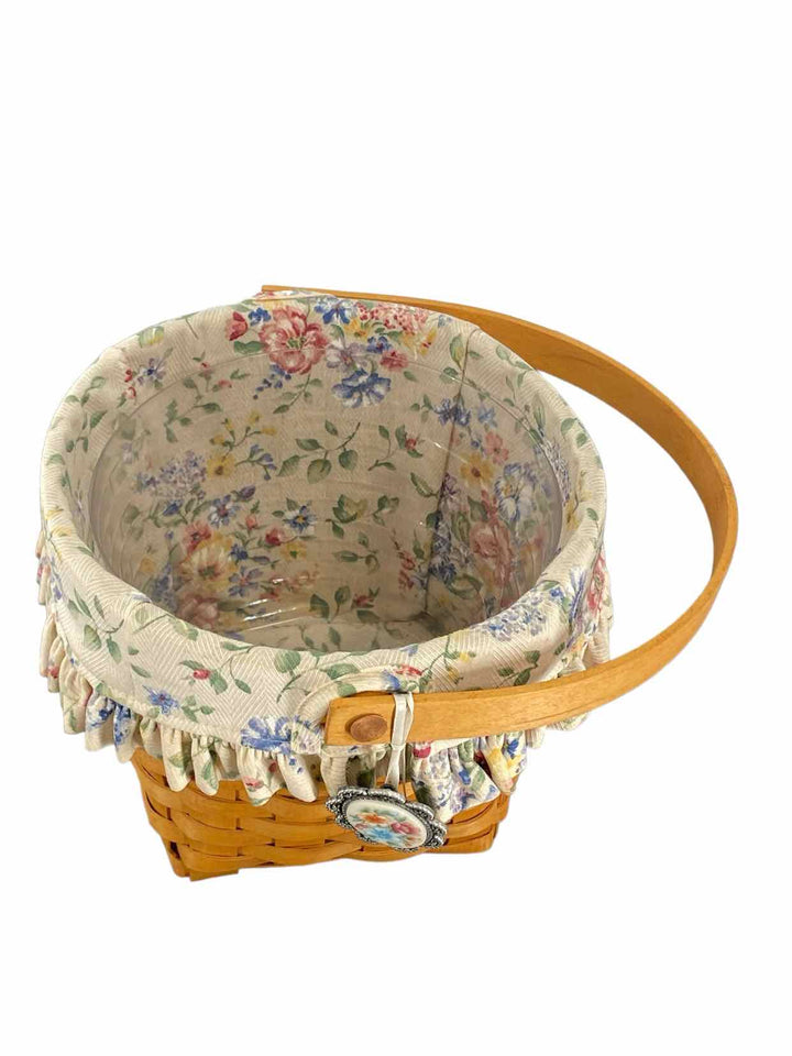 Longaberger Basket With Handle Home Decor