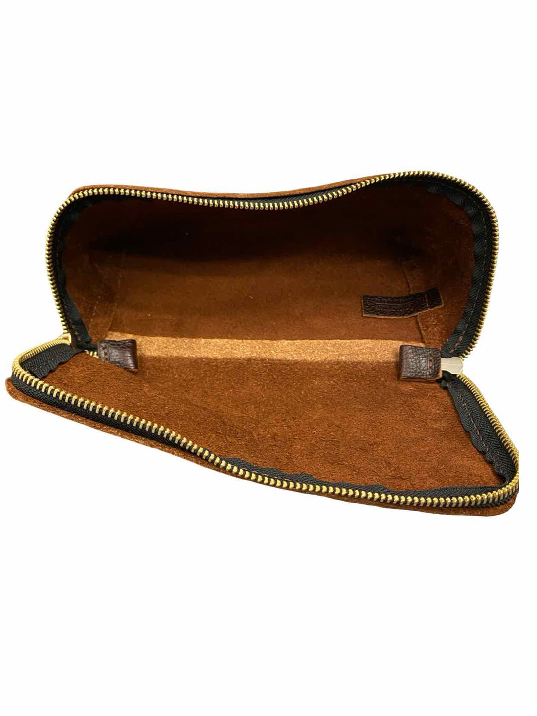 Portland Leather Goods Brown Wide Mouth Pouch