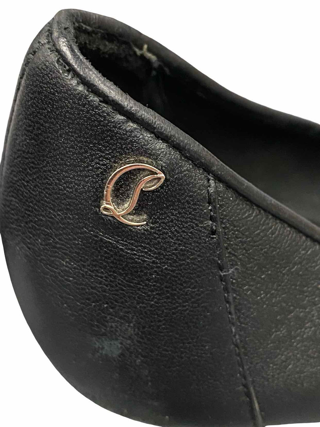 Christian Louboutin Shoe Size 38.5 Black Leather Kate 85 Heels