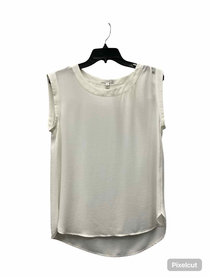J Crew Size 8P White Tank Top