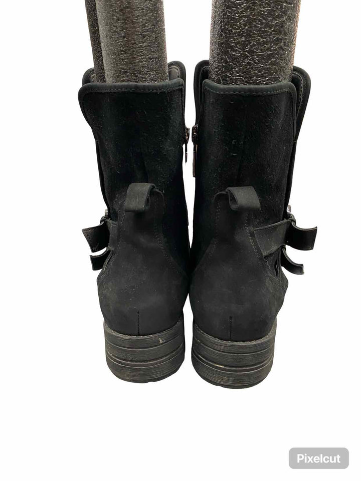 Blondo Shoe Size 8.5 Black Leather Water Proof Tula Boots(Ankle)