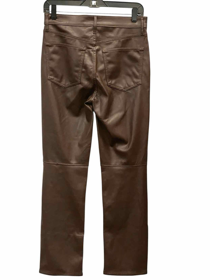 Gap Size 6 Brown Polyurethane Pants