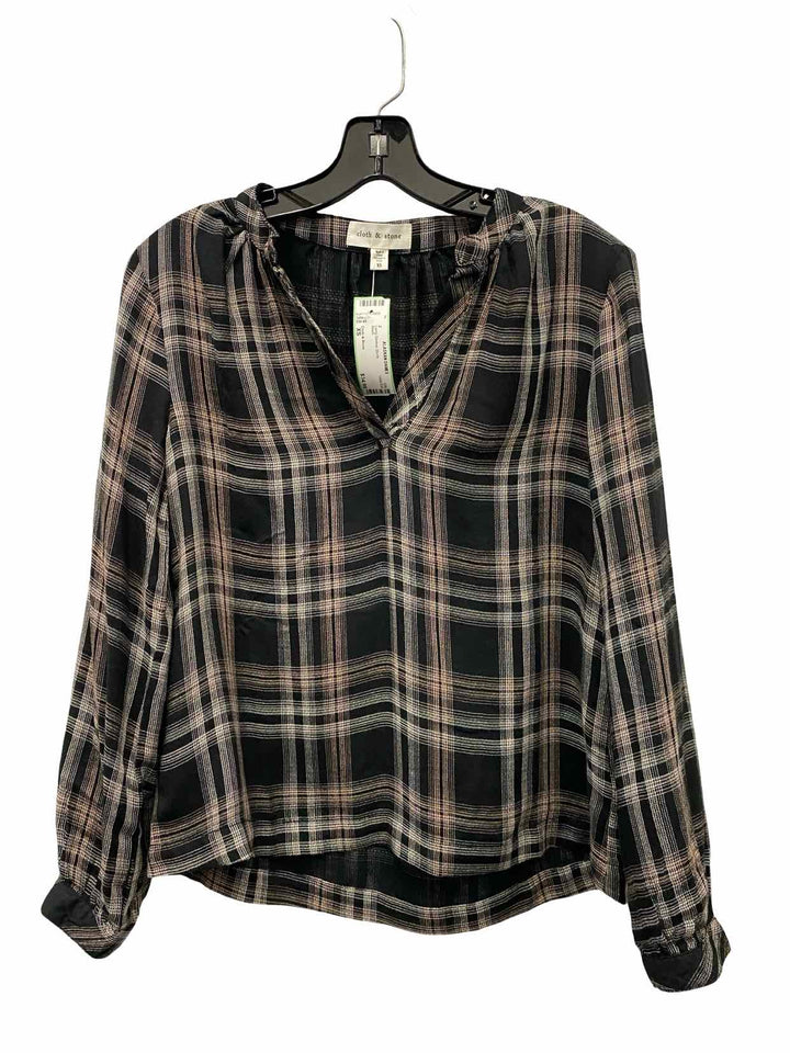 Cloth & Stone Size XS Black Long Sleeve Shirts