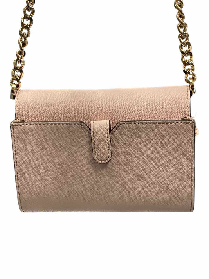 Michael Kors Light Pink Daniela Saffiano Leather Crossbody Purse