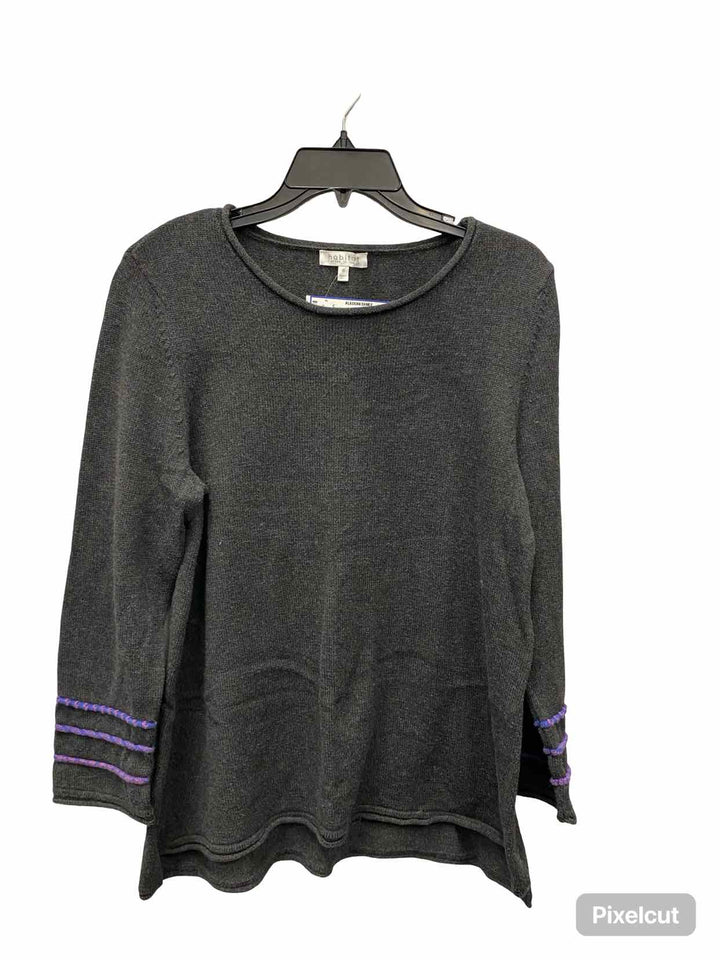 Habitat Size M Gray 100% cotton Sweater