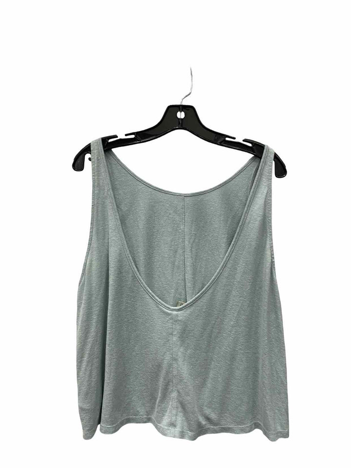PrAna Size XL Blue 55% Hemp Tank Top