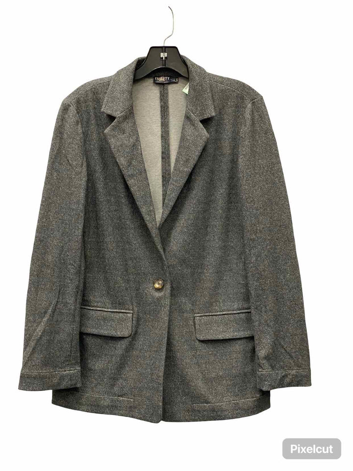 Faherty Brand Size S Grey Blazer
