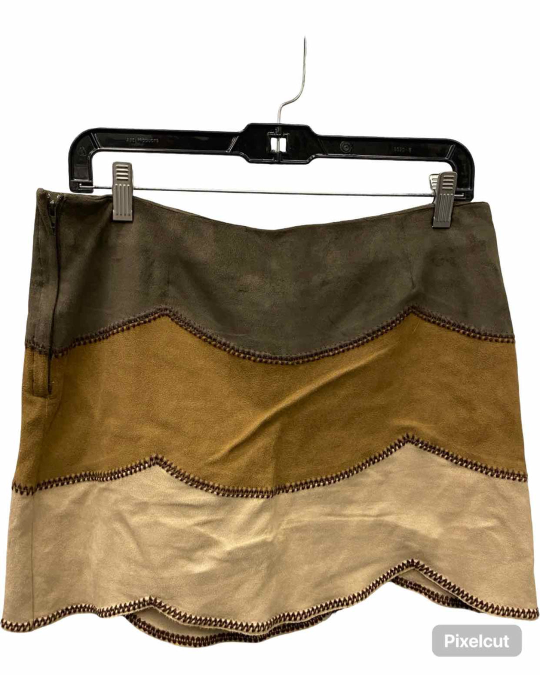 Mink Pink Size M Green Brown Skirt