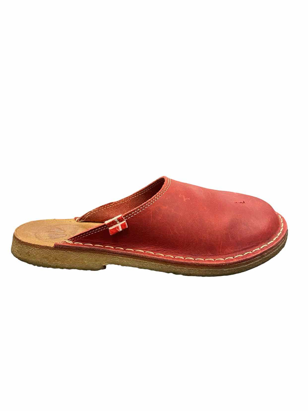 Duckfeet Shoe Size 39 Red Leather Blavand Clogs