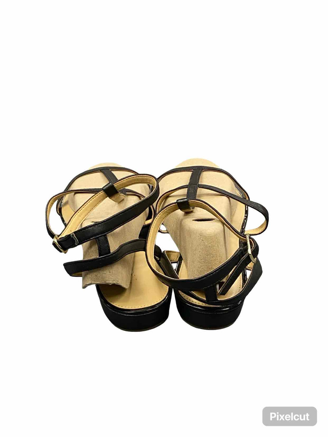 Talbots Shoe Size 10.5 Black Leather Sandals