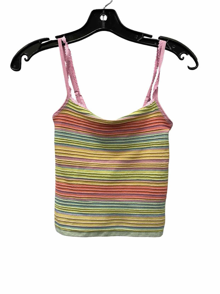 LyreBird Size S/M Multi-Color Textured Tank Top
