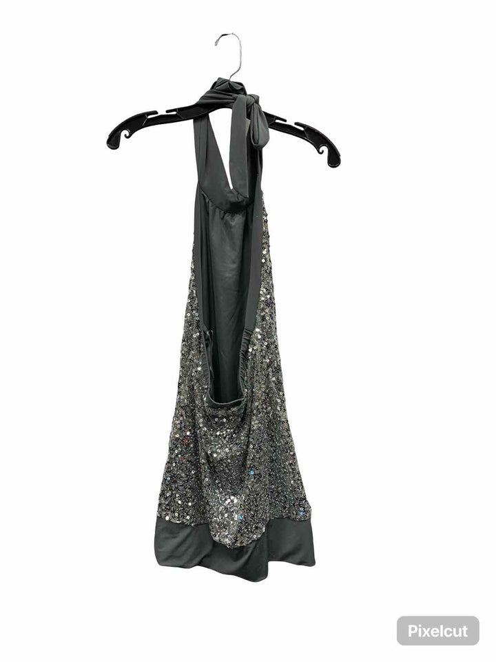 Torrid Size 1X Grey Sparkly Tank Top