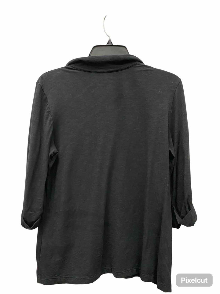 Rachel Zoe Size L Black Long Sleeve Shirts