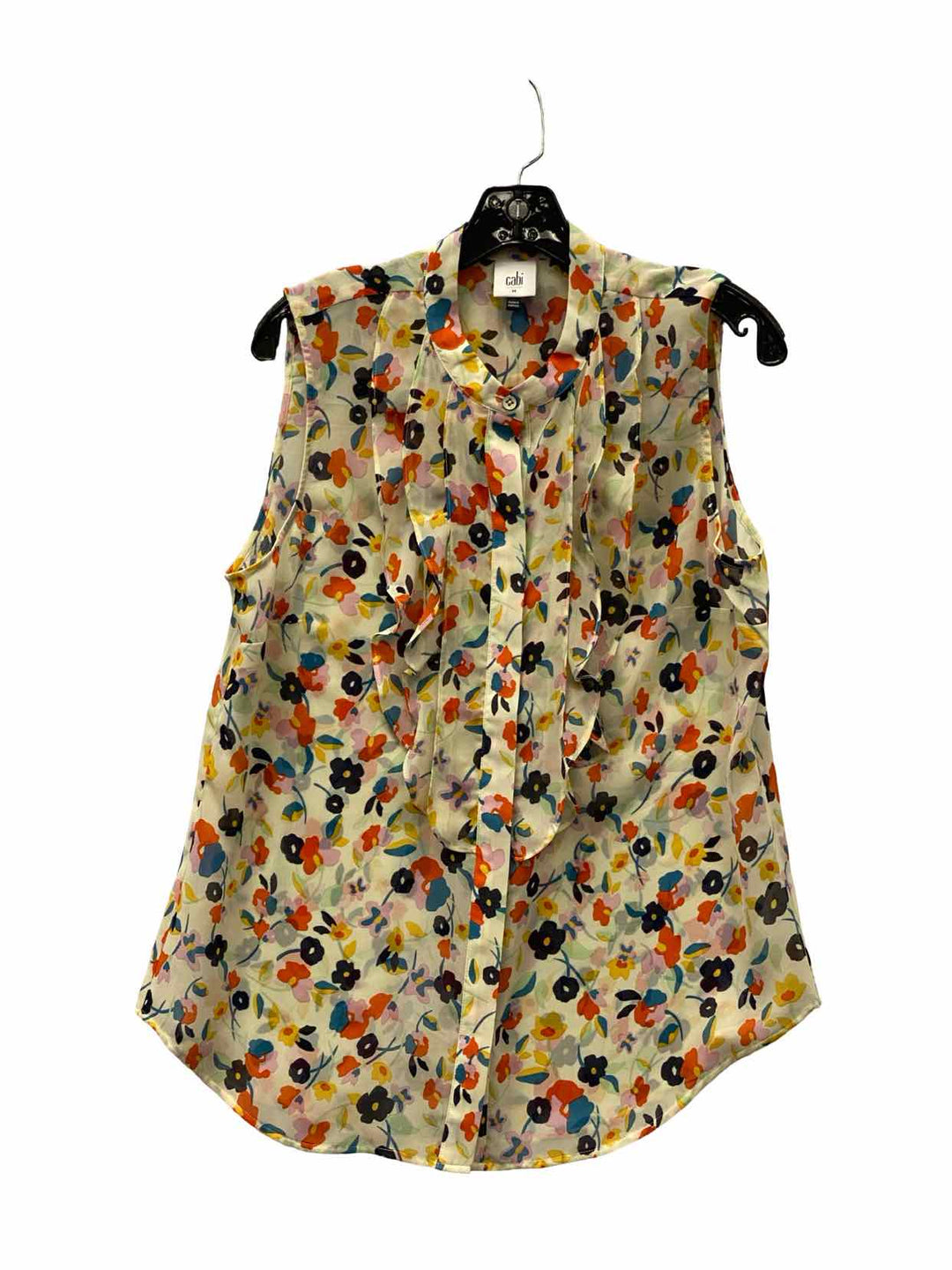Cabi Size M Off White multi color Tank Top