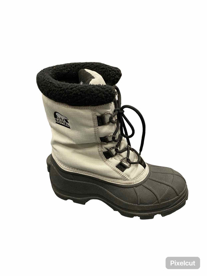 Sorel Shoe Size 8 Grey Black Insulated Boots(Ankle)