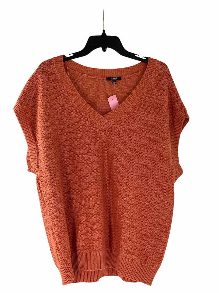 NYDJ Size L Orange Sweater