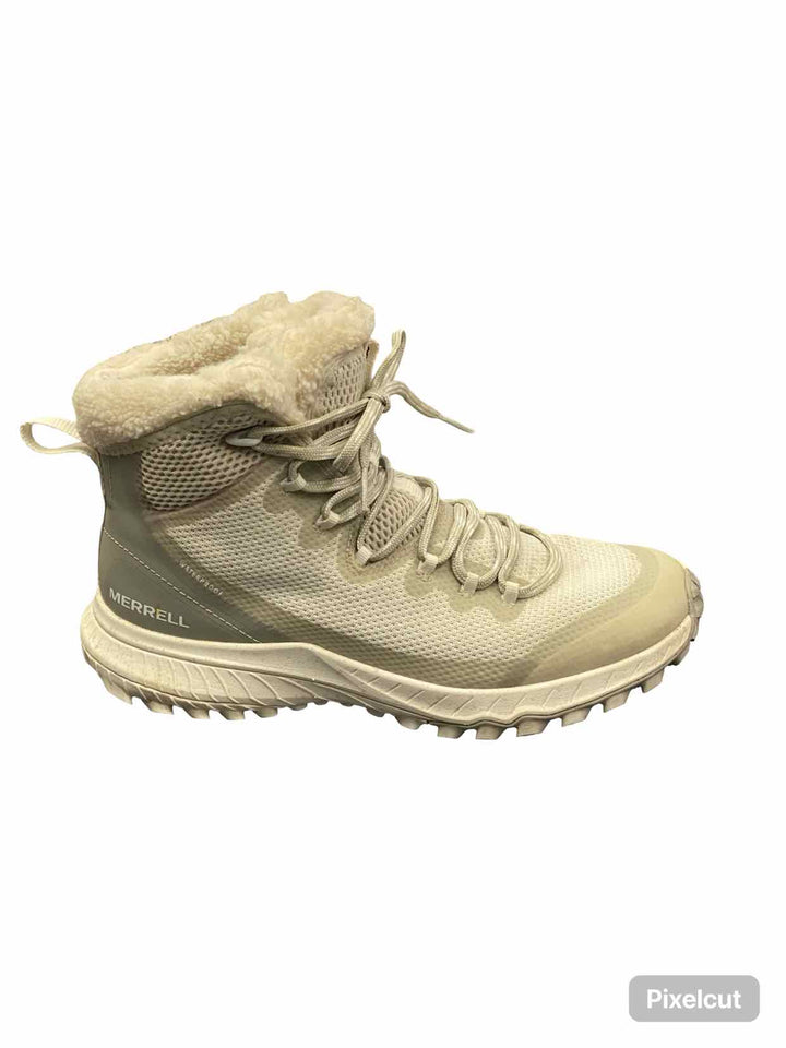 Merrell Shoe Size 7.5 White Birch Waterproof Boots(Ankle)