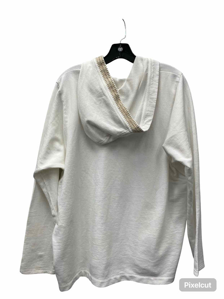 J Jill Size L Cream Beige NWT Sweatshirt