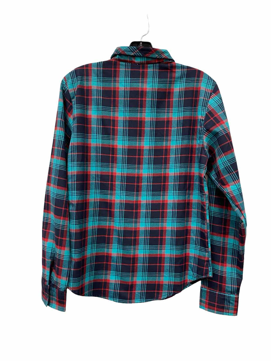 Rabbit Size SM Green Red & Black Plaid Long Sleeve Shirts