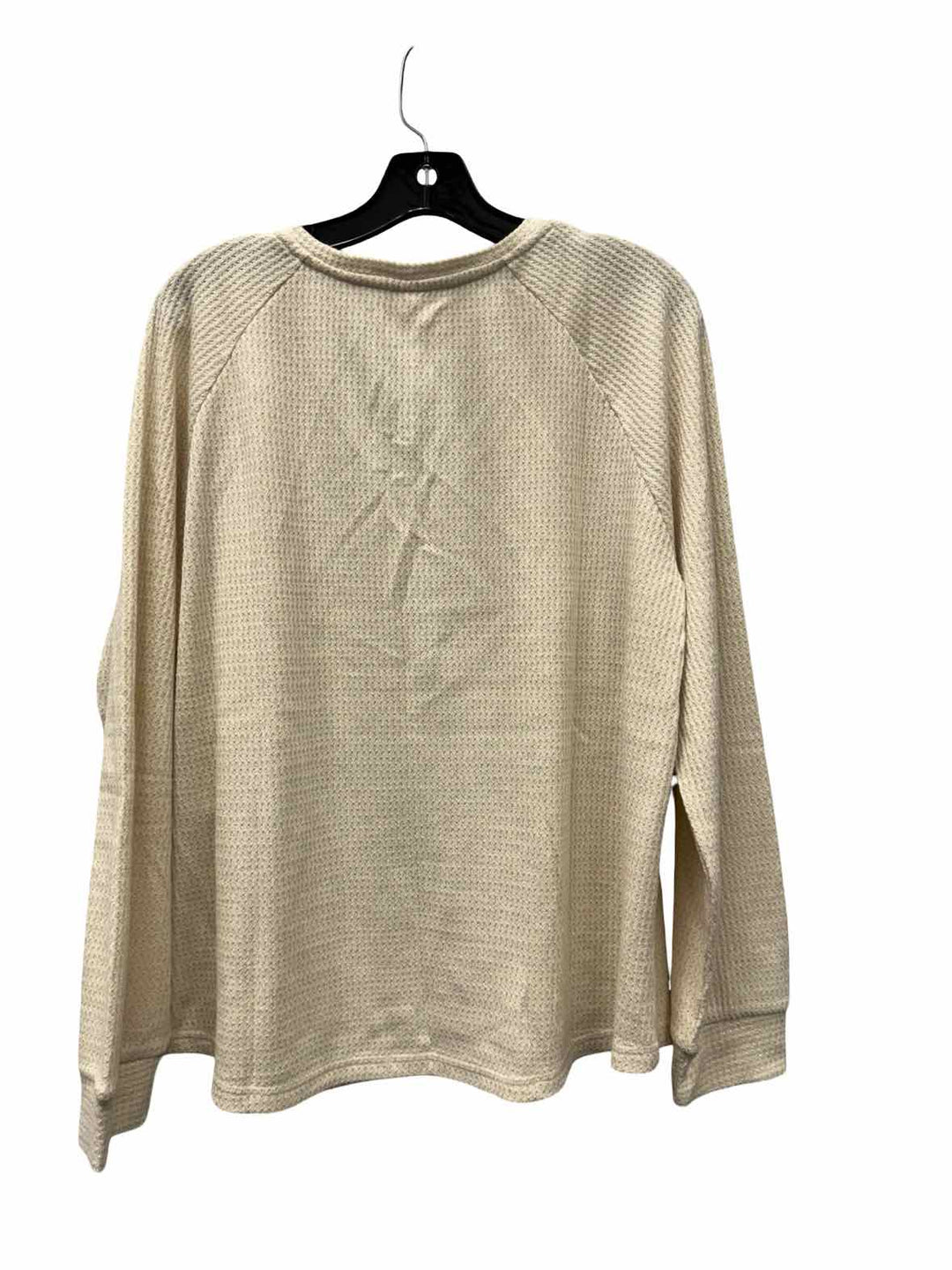 Soma Size L Cream Long Sleeve Shirts