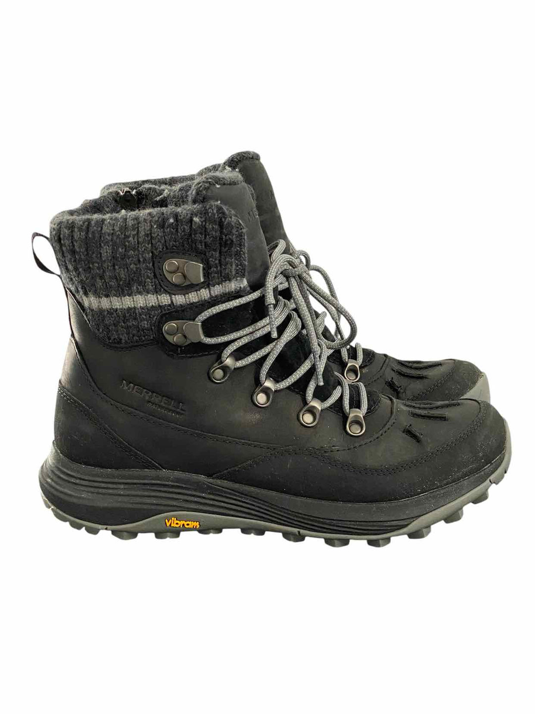 Merrell Shoe Size 10 Black Siren 4 Thermo Mid Zip Waterproof Boots(Ankle)