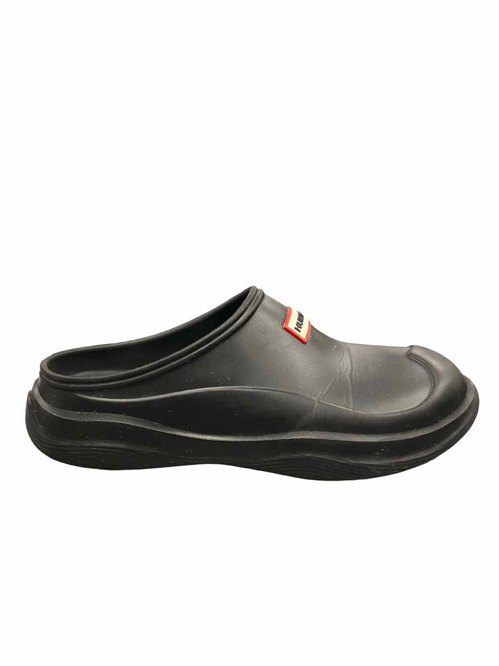Hunter Shoe Size 39 Black Elana Clogs