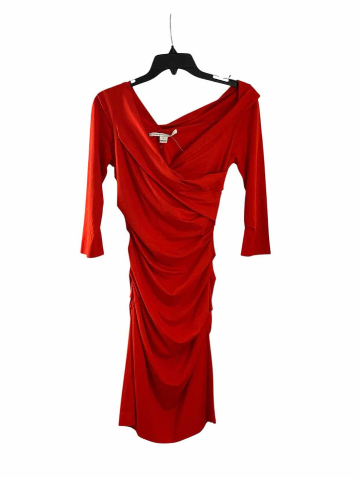 Diane Von Furstenberg Size P Red Dress